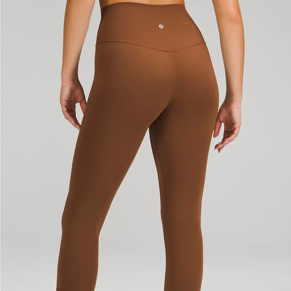 Lululemon Roasted Brown Cropped Align Leggings - Picture 3 of 9